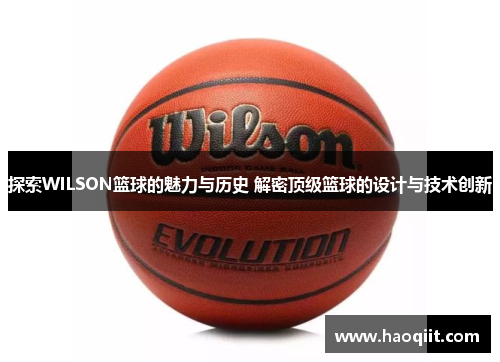 探索WILSON篮球的魅力与历史 解密顶级篮球的设计与技术创新